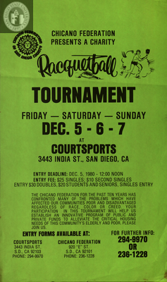 Racquetball tournament