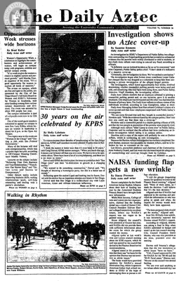 The Daily Aztec: Monday 10/15/1990