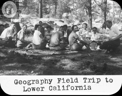 Geography field trip to Lower California, 1935