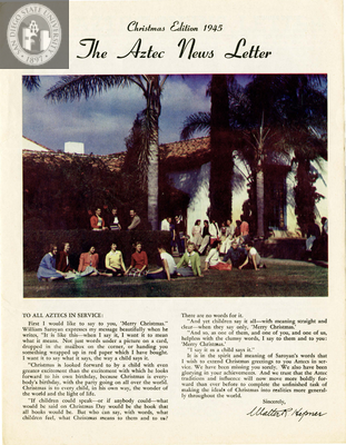 The Aztec News Letter, Number 45, December 1, 1945