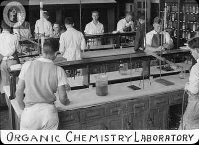 Organic chemistry laboratory, 1935