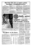 San Diego State Daily Aztec: Tuesday 11/24/1970