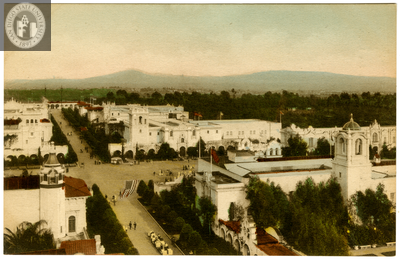 View of Plaza de Panama, Exposition, 1915