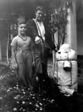 William Tascher and unidentified boy, 1939