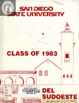 Del Sudoeste yearbook, 1983