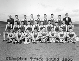 Champion track squad, 1935