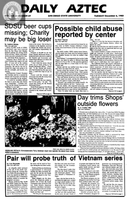 Daily Aztec: Tuesday 12/06/1983
