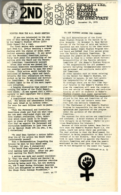 The Second Revolution; 12/14/1970