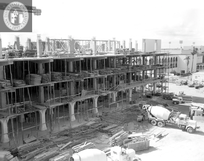 Malcolm A. Love Library construction, 1970