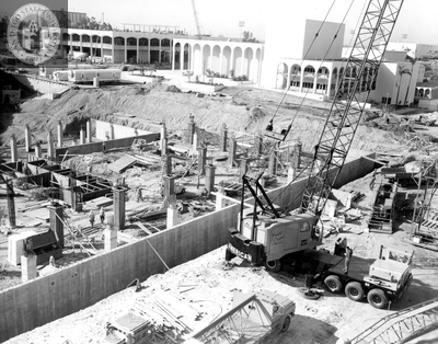 Malcolm A. Love Library construction, 1969