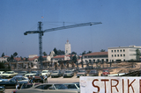Love Library construction, 1969