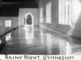 Rainy night - gymnasium, 1935