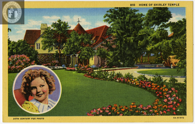 Home of Shirley Temple, 1936
