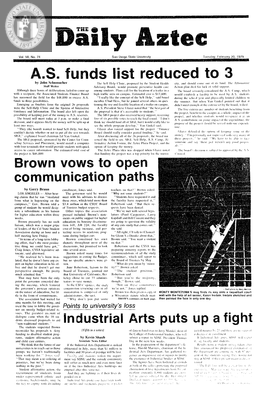 The Daily Aztec: Tuesday 02/20/1979