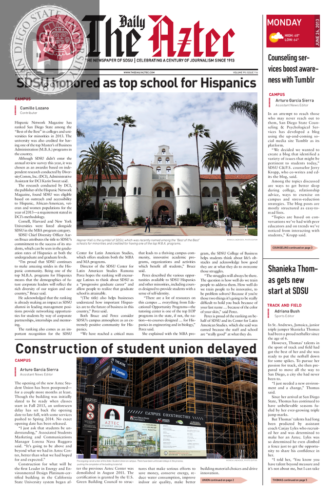 SDSU Student Newspapers