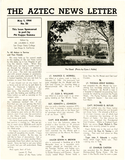 The Aztec News Letter, Number 26, May 1, 1944