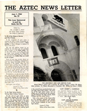 The Aztec News Letter, Number 27, June 1, 1944