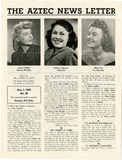 The Aztec News Letter, Number 38, May 1, 1945