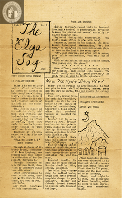 The 'Elya Say, Volume 1, Number 2, January 20, 1945