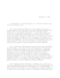 Affidavit for political asylum for a Bolivian, 2004