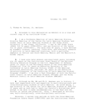 Affidavit for political asylum for a Brazilian, 2005