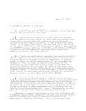 Affidavit for political asylum for a Colombian, 2004