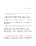 Affidavit for political asylum for a Salvadorian, 2011