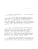 Affidavit for political asylum for a Salvadorian, 2011