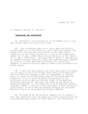 Affidavit for political asylum for a Mexican, 2013