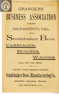 Buy Studebaker Bro's Carriages, Buggies and Wagons