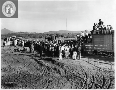 Ground breaking for new site, 1929