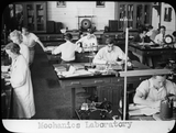 Students in Mechanics Laboratory, 1935