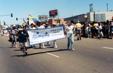 Dignity San Diego banner at Pride parade, 1999