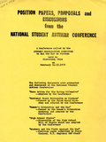 Proceedings from the National Student Anti-War Conference, 1970