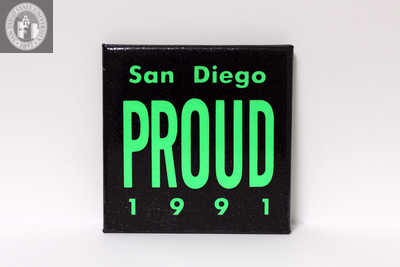 "San Diego proud," 1991