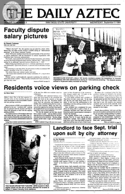 The Daily Aztec: Wednesday 09/05/1984