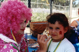 Face painting at Children's Garden at Pride Festival, 1999