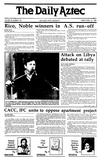 The Daily Aztec: Friday 04/18/1986