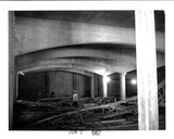 Bowling alley, Aztec Center construction site, 1967