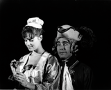 Nicholas Martin and an unidentified actress in The Merry Wives of Windsor, 1965