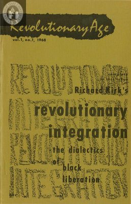 Revolutionary Age: Volume 1, Issue 1, 1968