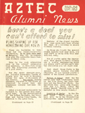 The Aztec Alumni News, Volume 10, Number 6, September 1952