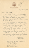 Letter from William H. Ellis, 1943