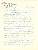 Letter from Philip Bromley, 1942 
