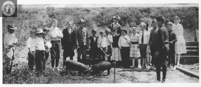 Training School agriculture study, 1918