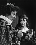 Jacqueline Brooks and an unidentified actress in Hamlet, 1960