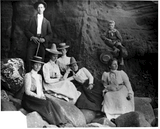 Picnic at La Jolla Cove, circa 1908
