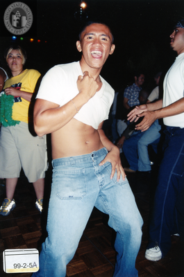 People dancing at Pride Festival, 1999