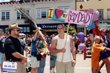 "I Love my Gay Dad!" sign in Pride parade, 1999