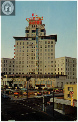 El Cortez Hotel, San Diego, between 1956 and 1959